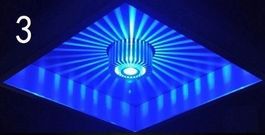 Moderne Led Downlight Decken Lampe, Farbe Blau