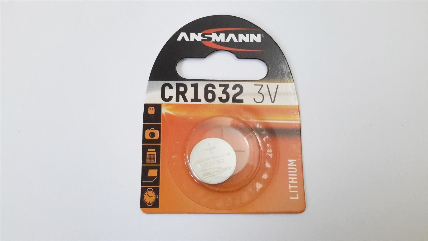 Akkus & Batterien: Knopfzelle CR1632, Lithium, Ansmann – Neu und originalverpackt aus St. Gallen von cointec 2