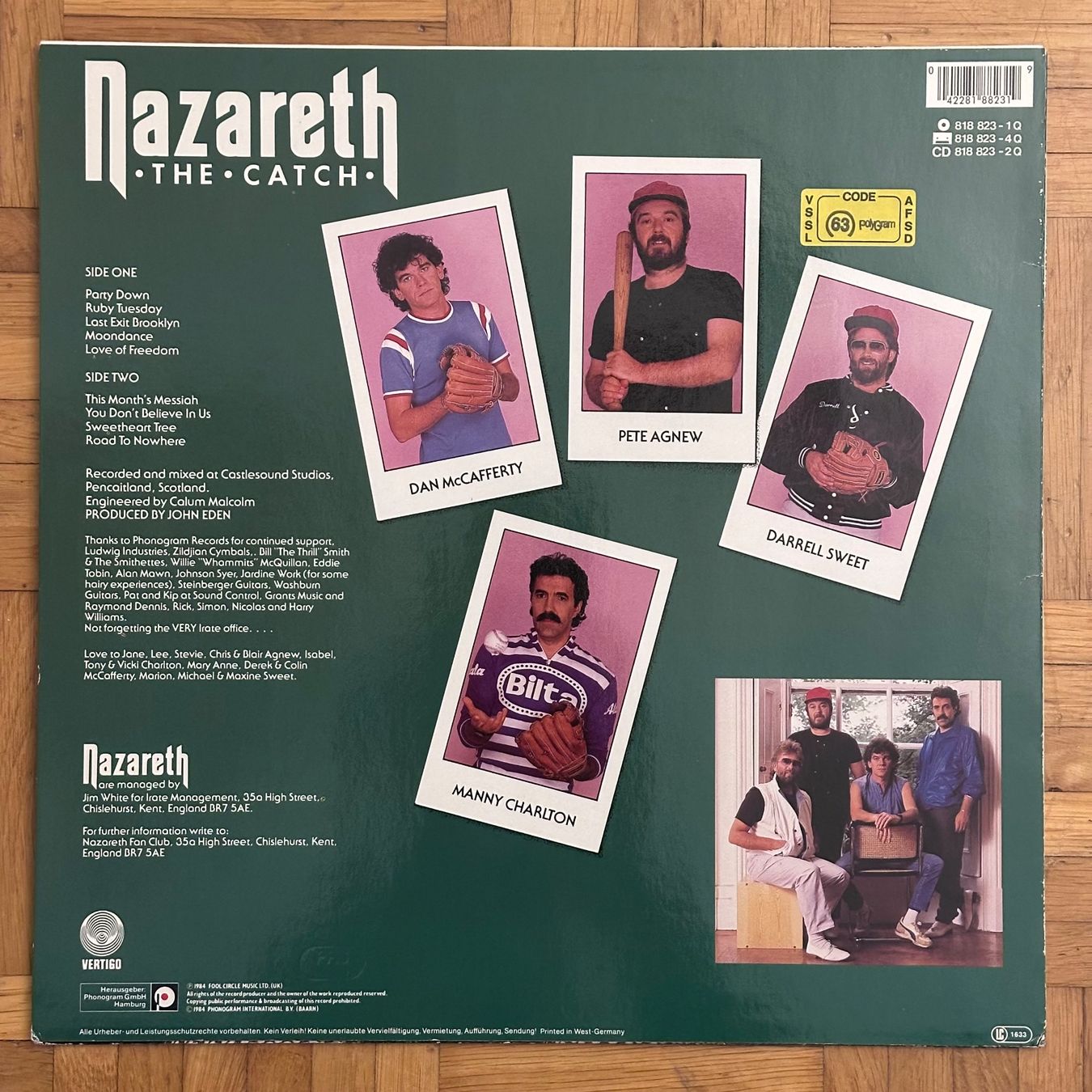 Dischi in vinile: LP - Nazareth - The Catch – Usato da Breganzona venduto da Onairda75 1