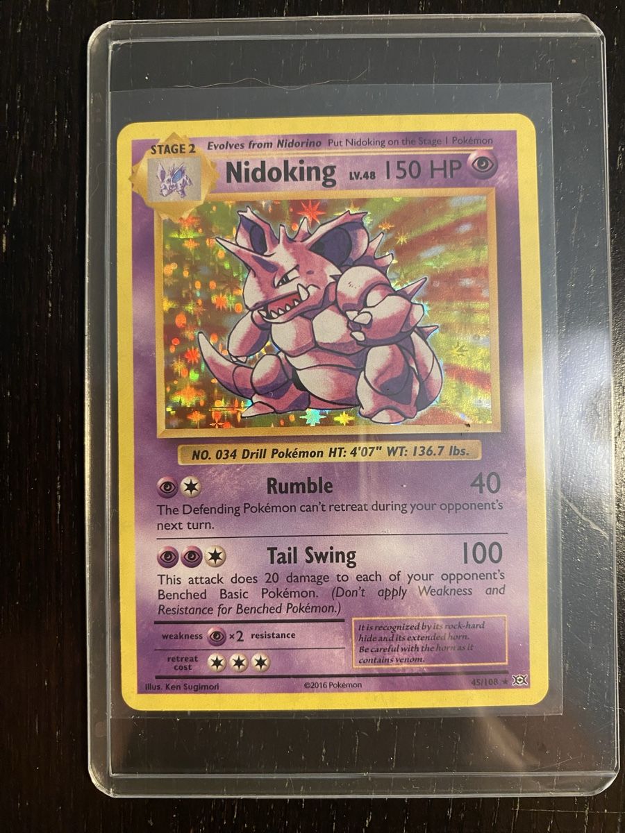 Pokémon Carte collezionabili: Nidoking #45 Holo - XY Evolutions 2016 – Usato da Unterentfelden venduto da KoolAid-WhiTe 2