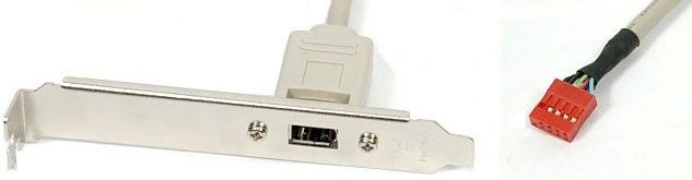 Asus Componenti elettronici: Asus 14-011012062 FireWire 6pin Braket intern PC – Nuovo e nell'imballaggio originale da Reinach AG venduto da RiesenServicesGmbH