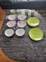 Schönes Geschirr-Set Campinggeschirr in frischem Lindgrün 🍵