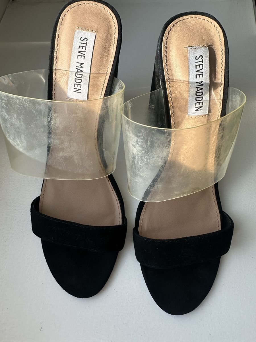 Steve Madden Scarpe da donna: Black transparent heels Steve Madden size 39 – Usato da Uster venduto da Monika_OB 4