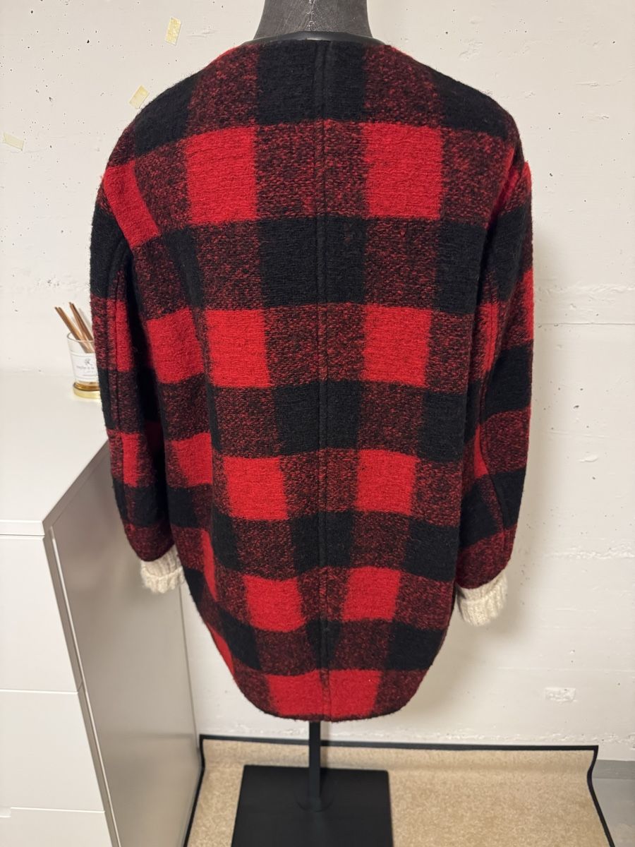 Isabel Marant Giacche: Isabel Marant Étoile Jacket Red/Black Wool Blend Sz 34 – Nuovo (secondo la descrizione) da Sarnen venduto da vik_jw5z 3