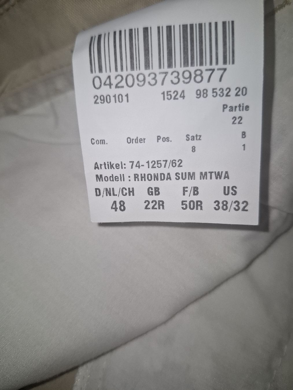 Brax Hosen: BRAX lange Hose Gr 48 – Gebraucht aus Bözen von Tropi21 3