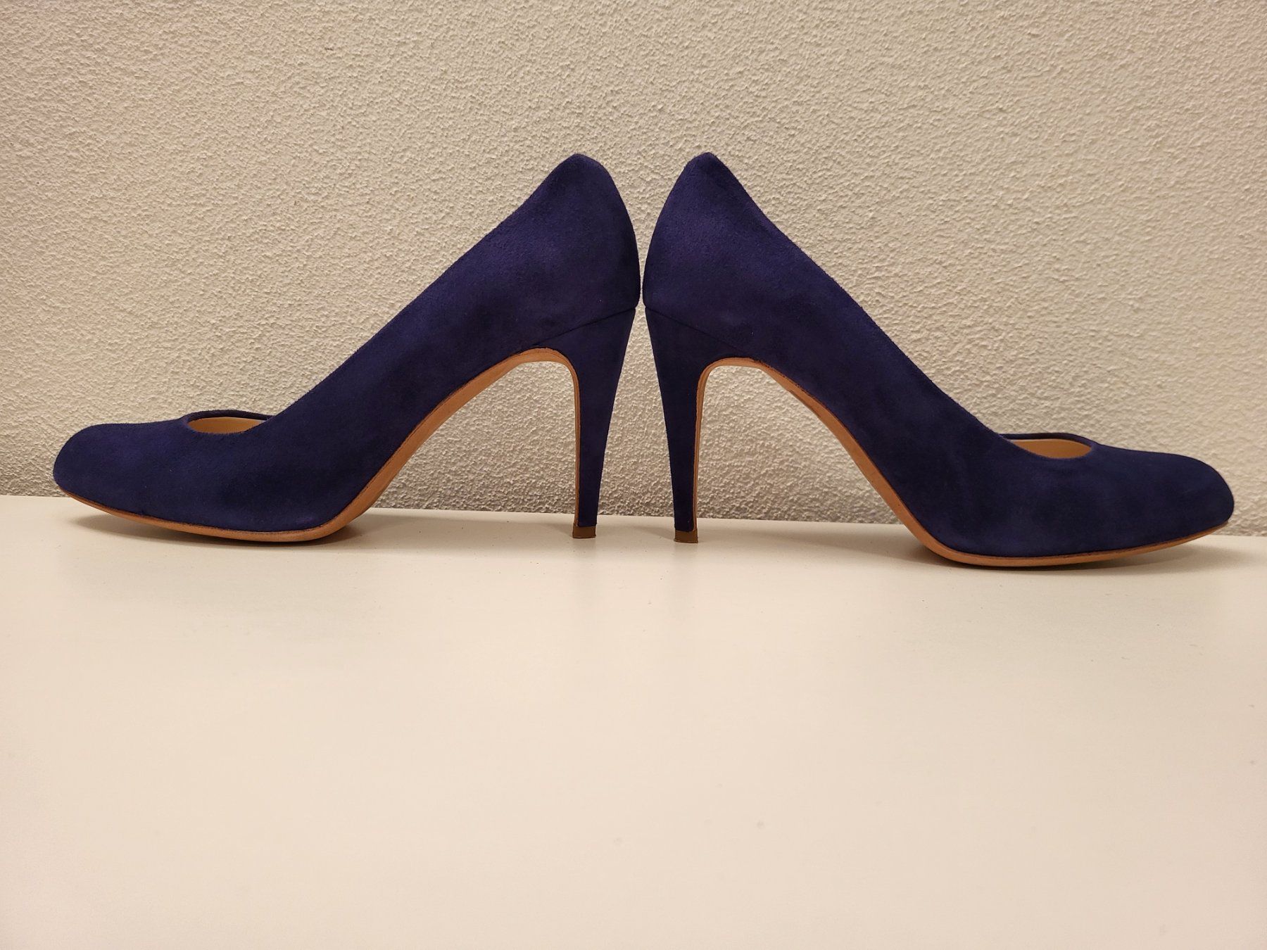 Navyboot Scarpe da donna: Navyboot Wildlederpumps, Gr. 38,5 - dunkelblau, elegant – Usato da Baar venduto da clar6 1