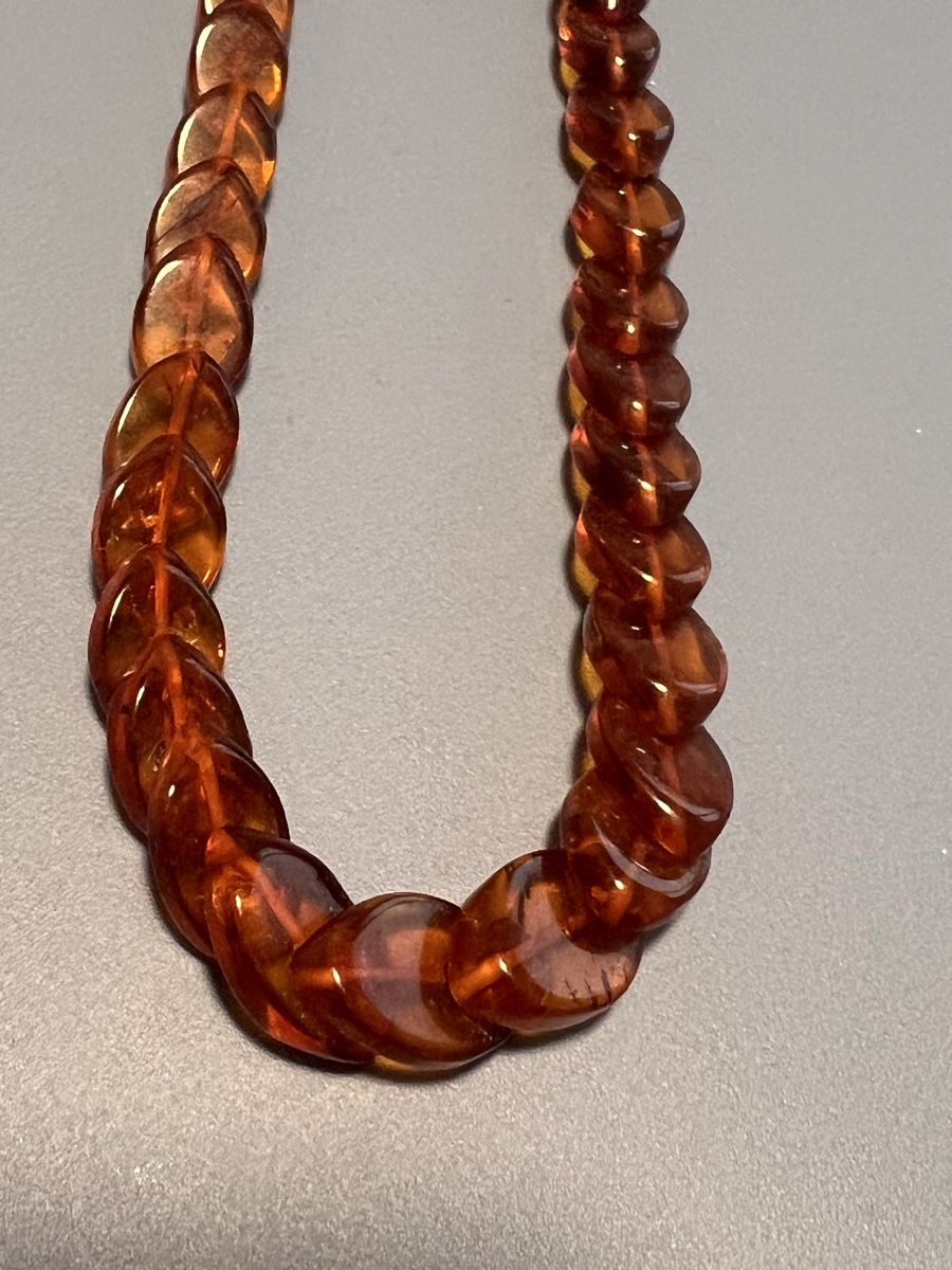 Catenine: Elegante Bernstein Kette – Usato da Bitsch venduto da li_na 2