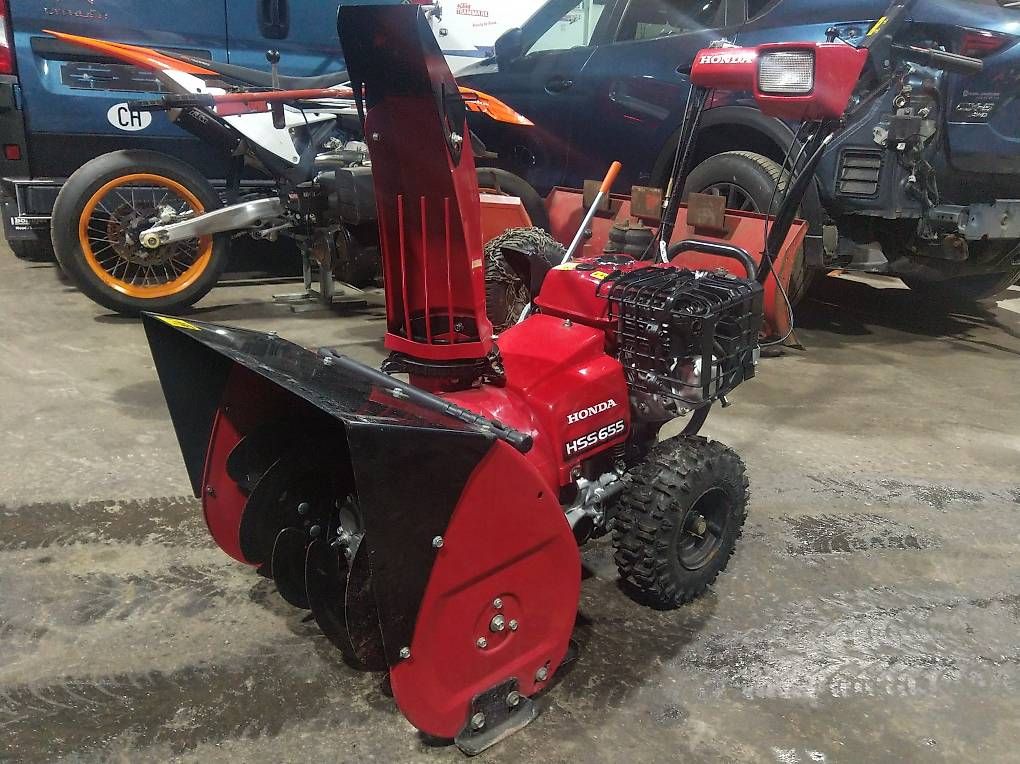 Schneeräumung: Schneefräse Honda hss 655 – Gebraucht aus sils.i.D von Spyderrider
