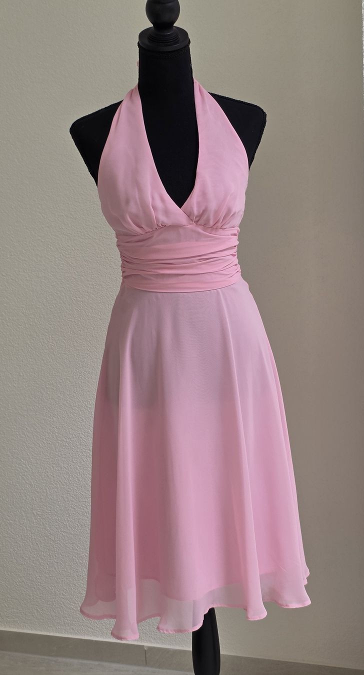 Kleider: Marilyn Monroe Style , Gr. XS, Neckholder, Chiffon – Neu (gemäss Beschreibung) aus Rheinsulz von Gilea