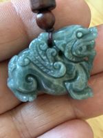 Chinese jade talisman figure dragon