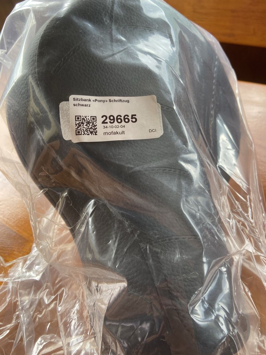 Pony Mofa-Ersatzteile: Sitzbank Pony schwarz neu – Neu (gemäss Beschreibung) aus Meiringen von Urs_Heimwerker 3