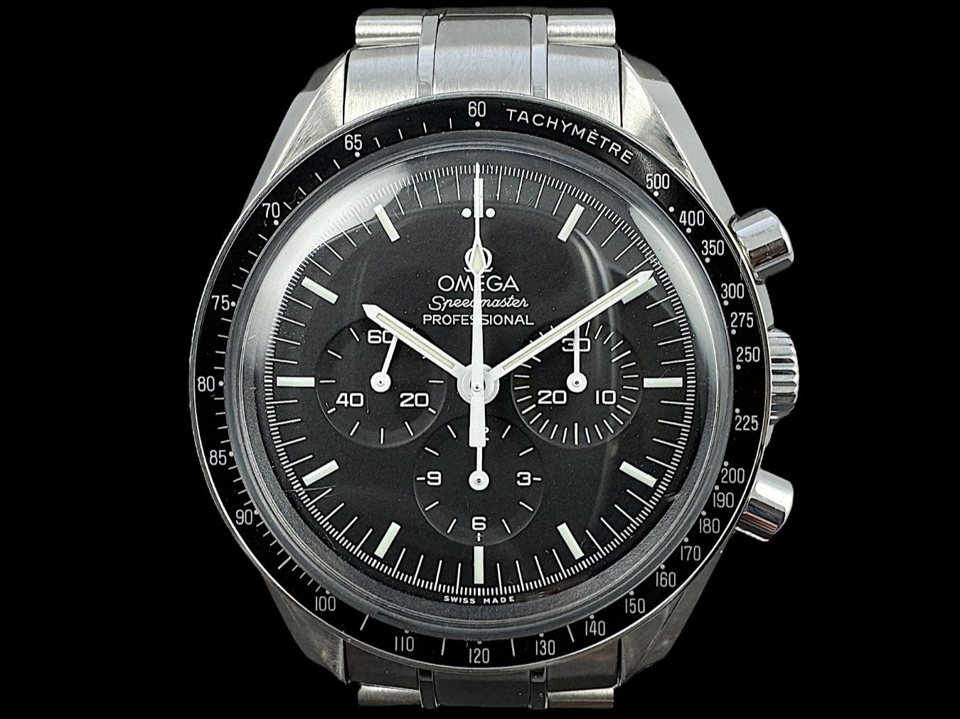 Omega Uhren: Omega Speedmaster Moon Automatic 42mm Fullset 2017 *U1332 – Gebraucht aus Zürich von GalerieInauen