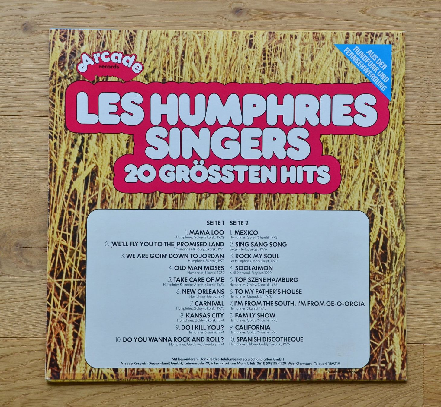 Dischi in vinile: Les Humphries Singers - 20 grössten Hits – Usato da Glarus venduto da Zigerfrigg 1