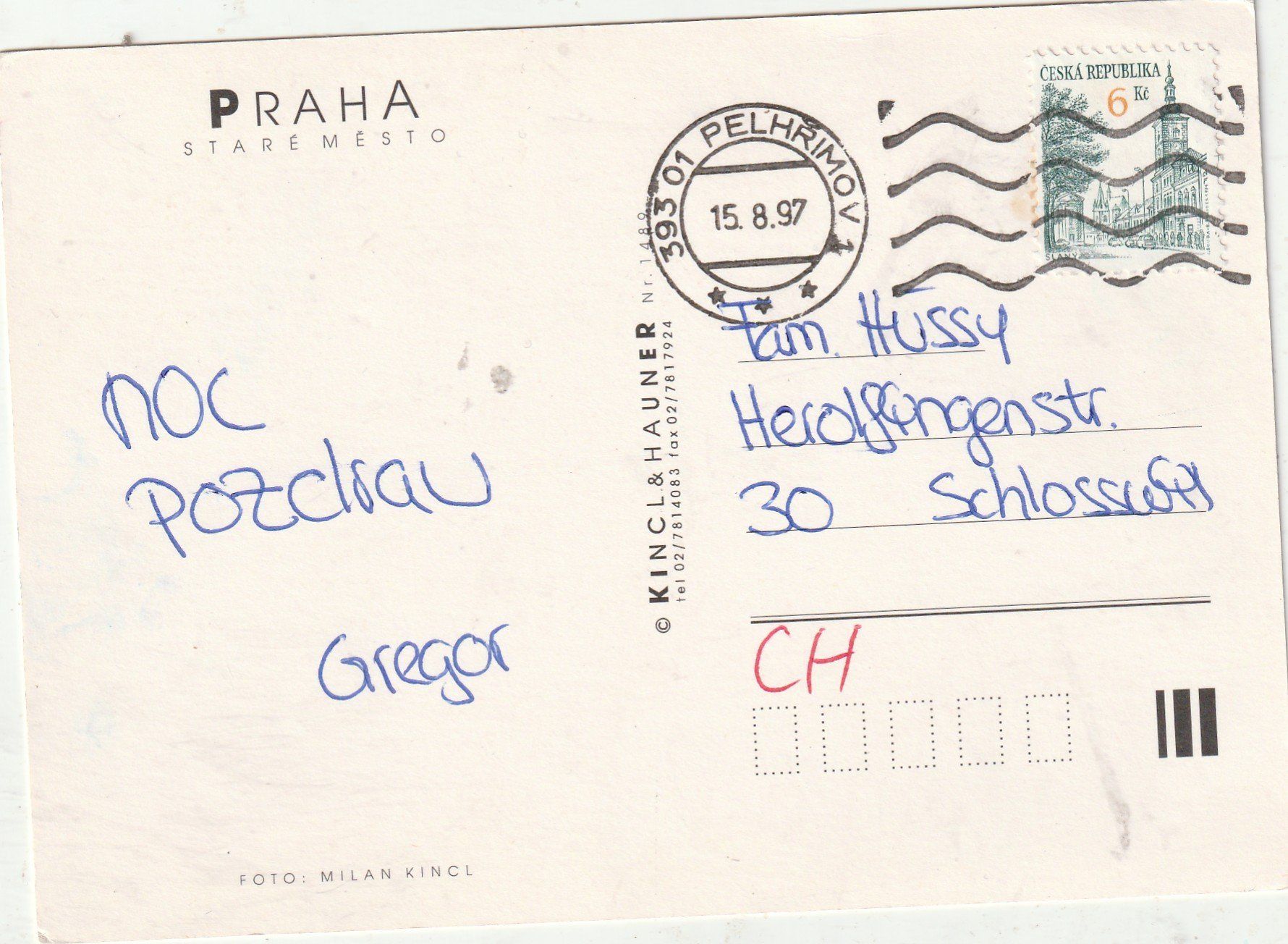 Cartoline postali: 2 Karten Prag – Usato da Lumbrein venduto da made02 3