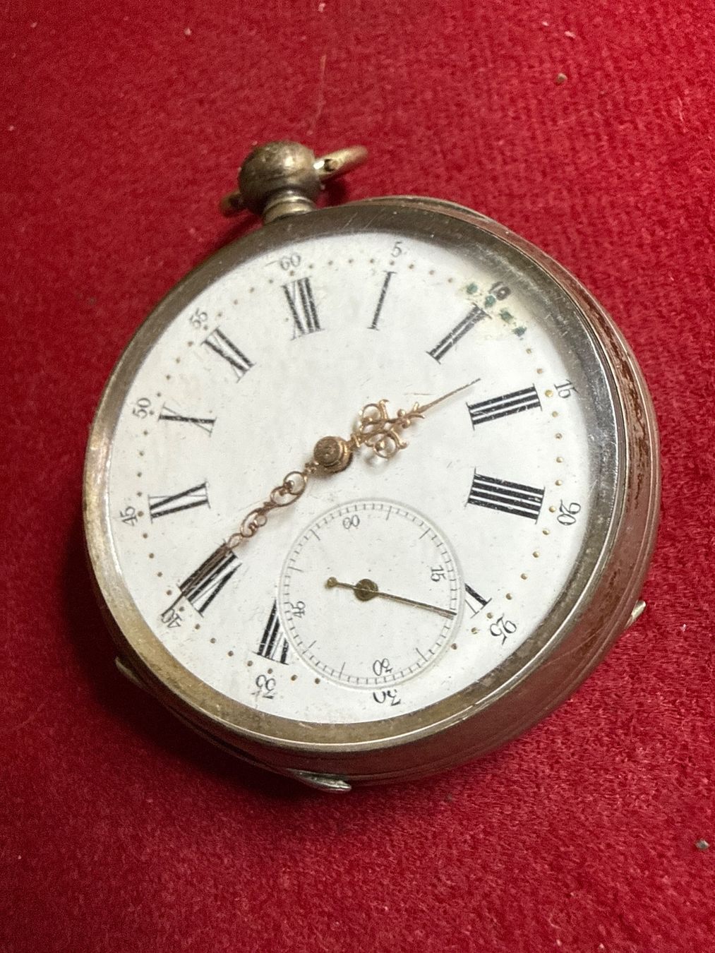 Orologi: Antike Taschenuhr echt Silber 48 mm – Usato da Pfeffingen venduto da Allhandelklgwatches
