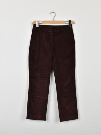 Weekend Max Mara Manchester Hose, Gr.36, braun/aubergine