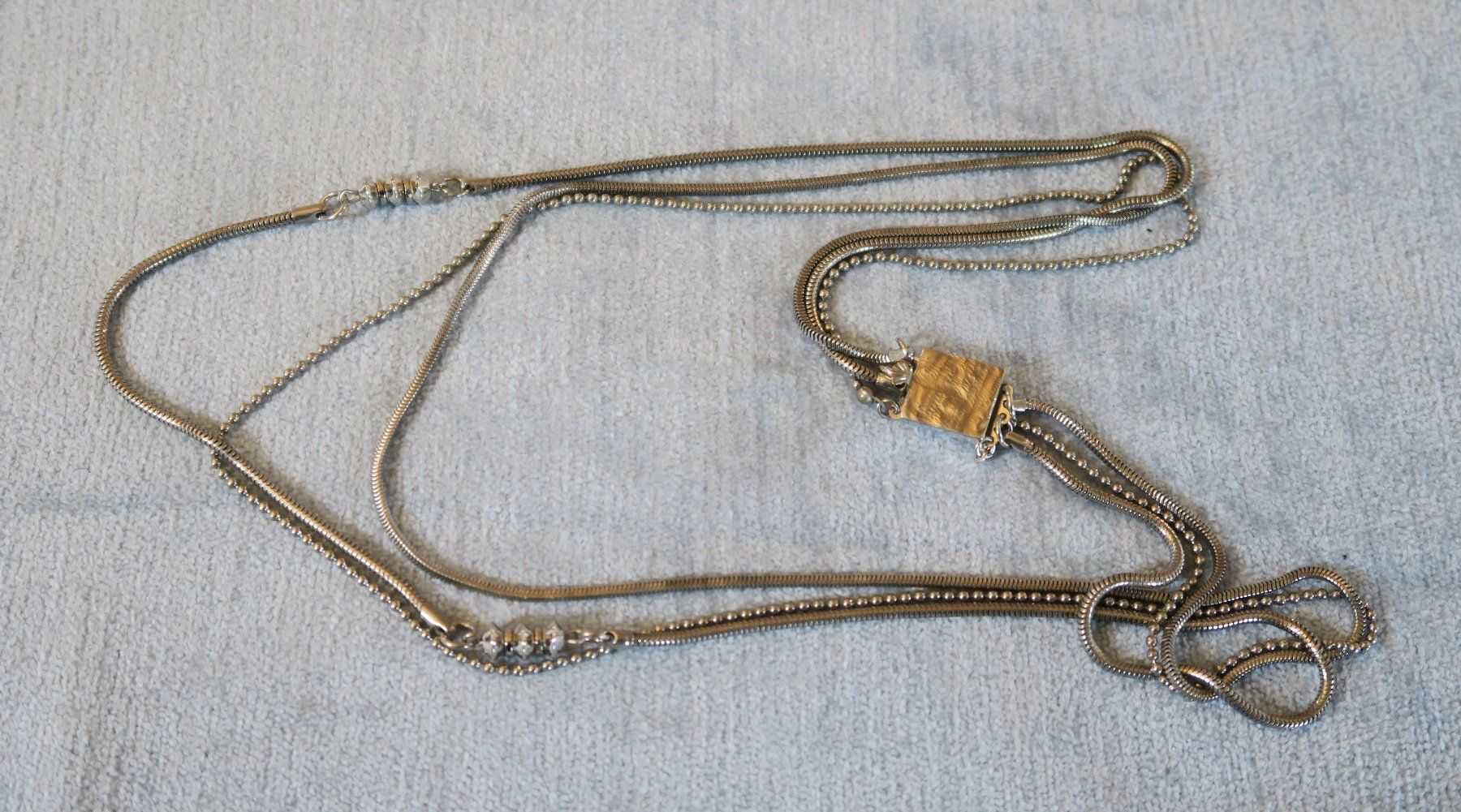 Catenine: Metallkette 3 Reihen – Usato da Brittnau venduto da marlenestone