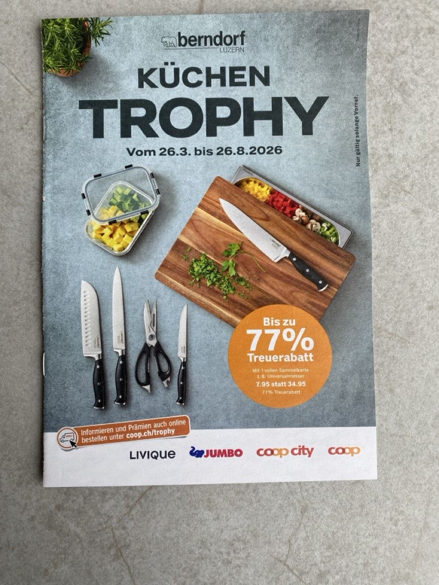 Coop Sammelmarken & -punkte: Vier volle Coop Trophy Karten – Neu (gemäss Beschreibung) aus Oberrohrdorf von zucker2 1