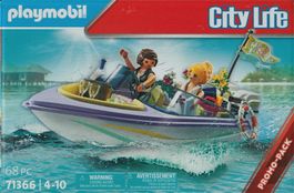 PLAYMOBIL  CITY LIFE 71366 MOTOSCAFO DEGLI SPOSI - PROMO PAC