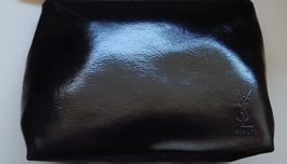 Kosmetiktasche YSL schwarz Lackleder neuwertig