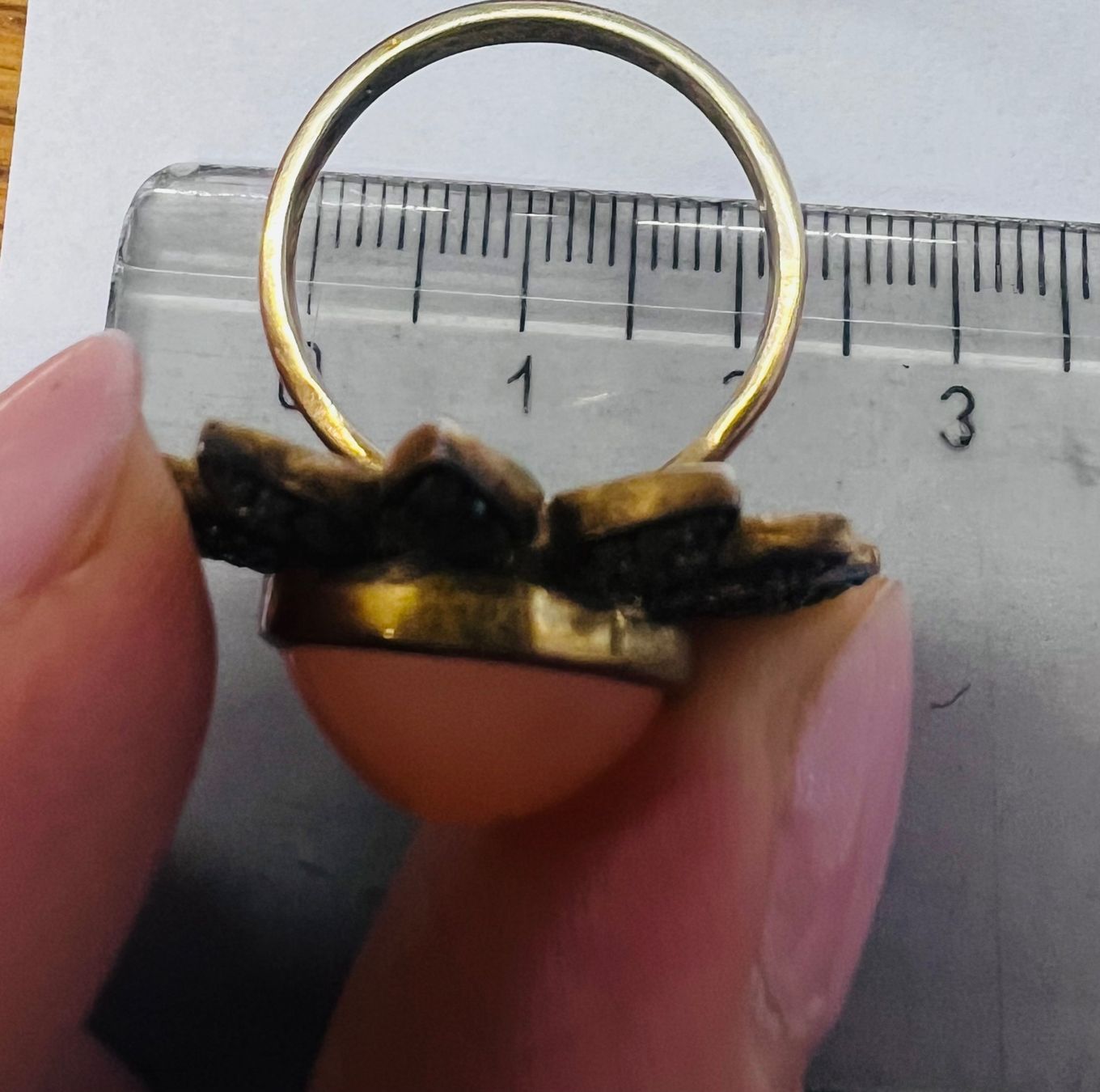 Anelli: Antiker Ring Rodochrosit-Stern mit Schmucksteinen – Usato da Zürich venduto da Anna_leo 5