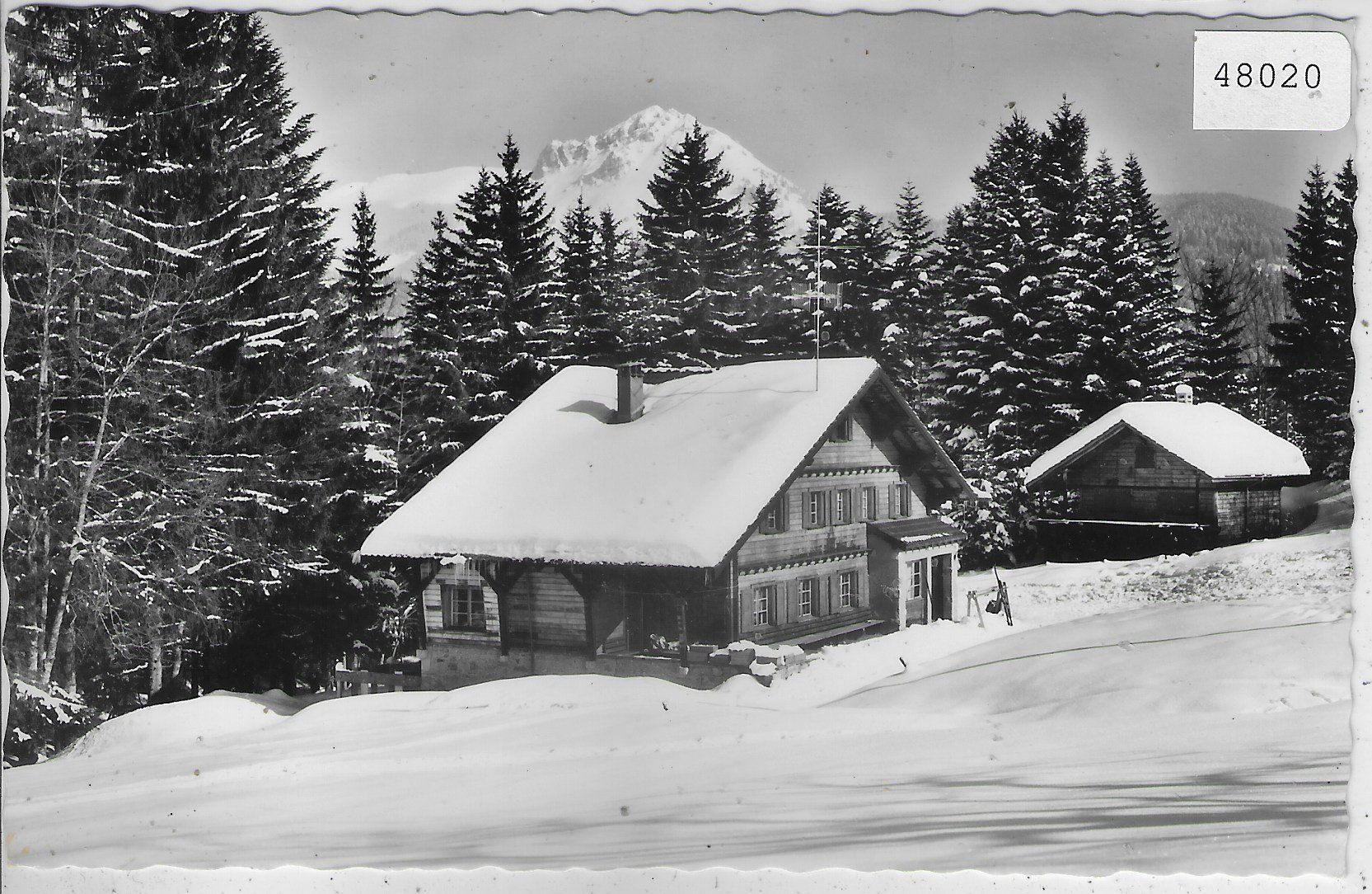 Ansichtskarten: Les Paccots s. Chatel-St.-Denis en hiver – Gebraucht aus Ettingen von Kartenplanet