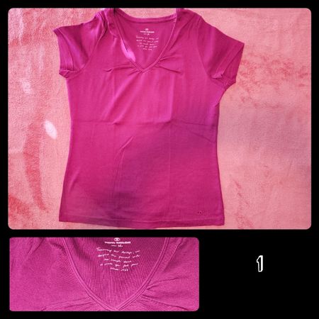 T-Shirt, pink, Tom Tailor, XL, NEU