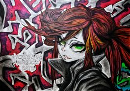 Anime Leinwandbild 80×60 cm / Gachiakuta Fanart - Kunstdruck