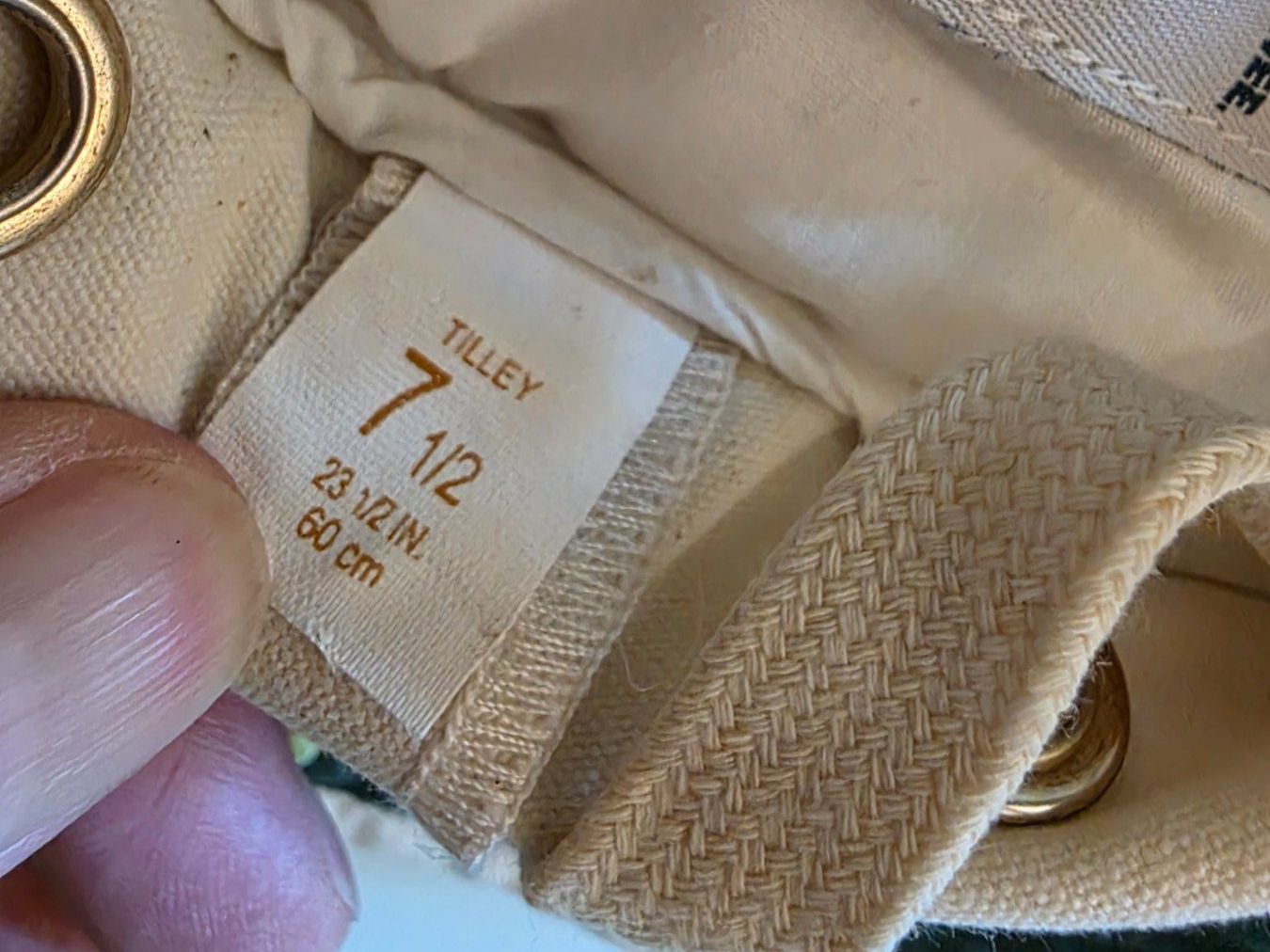 Tilley Copricapi, berretti & cappellini: The Tilley Hat - Modell T3 - Grösse 7 1/2 - 60 cm beige – Usato da Walterswil BE venduto da Lonitti 7