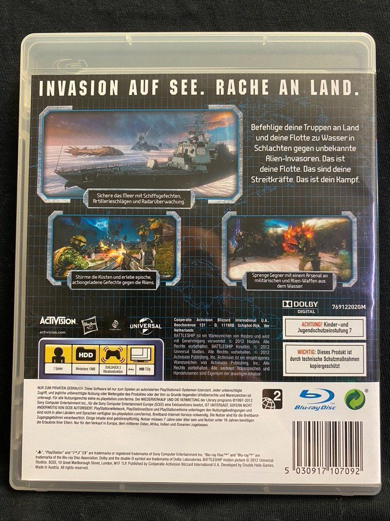 Giochi: Battleship I PS3 I Top Zustand – Usato da Küssnacht am Rigi venduto da Bionicmax 2