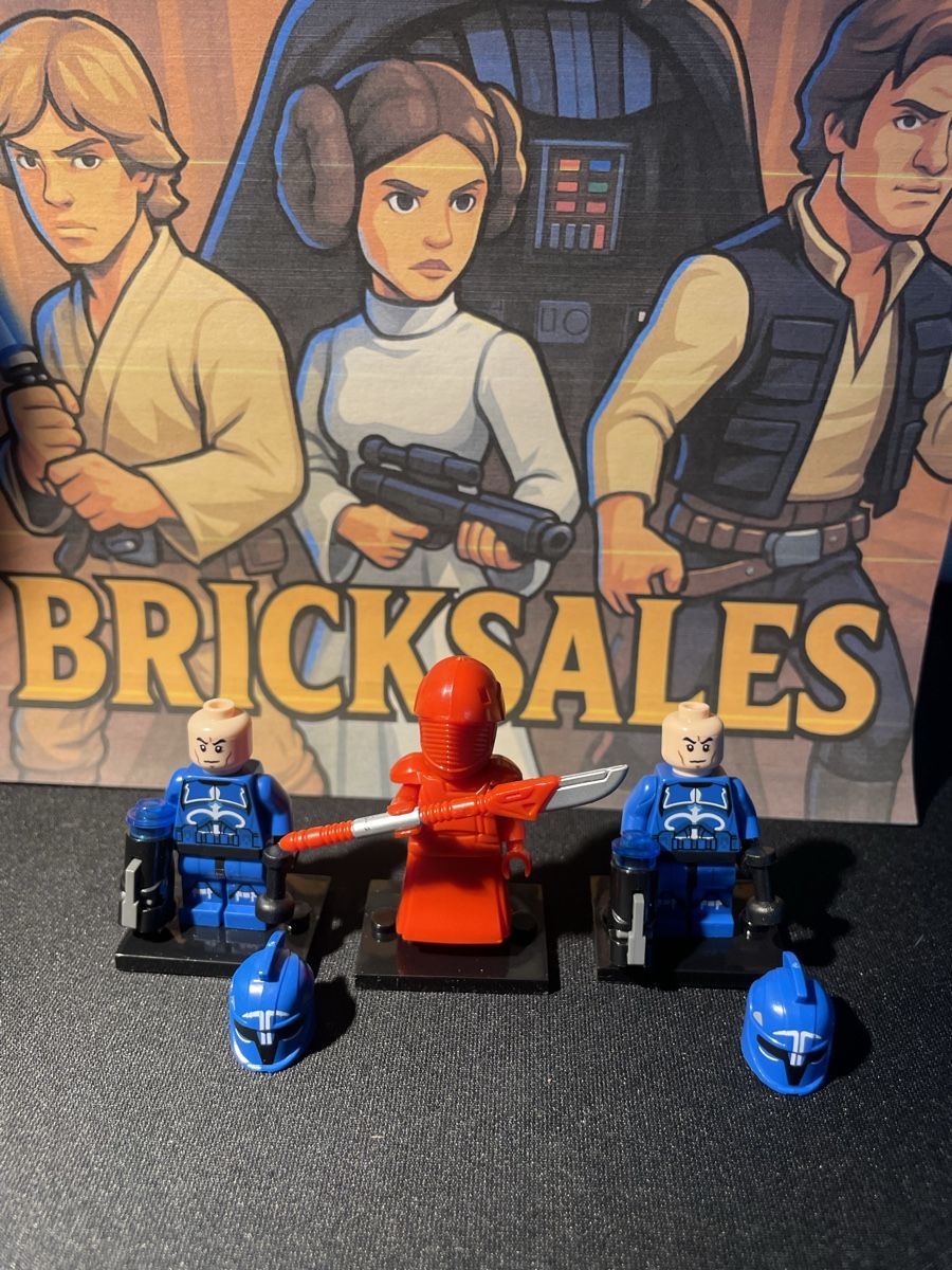 Star Wars Statuette: Star Wars Figur Red Guard Senate Captain Trooper Lego-Komp. – Nuovo (secondo la descrizione) da Zufikon venduto da BrickSales 1