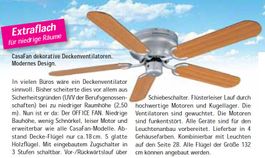 Deckenventilator Office 132 SIL