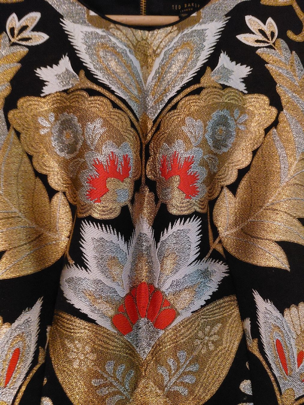 Ted Baker Vestiti: Extravagantes Ted Baker Kleid Abendkleid Couture Jacquard – Usato da Romanshorn venduto da SwissEnn 2