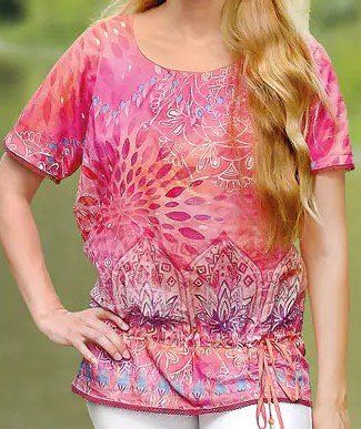 Camicette: Bluse Tamika - pink/orange – Nuovo e nell'imballaggio originale da Bärschwil venduto da Neo_777