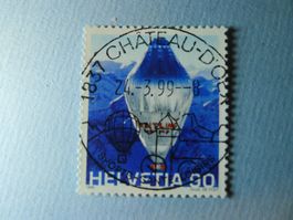 1999 Erste non-stop Ballonfahrt 971 ET ORT-Vollstempel