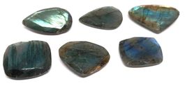 Dès 1.- Fr - Lot 206.52 ct - 6x Labradorites
