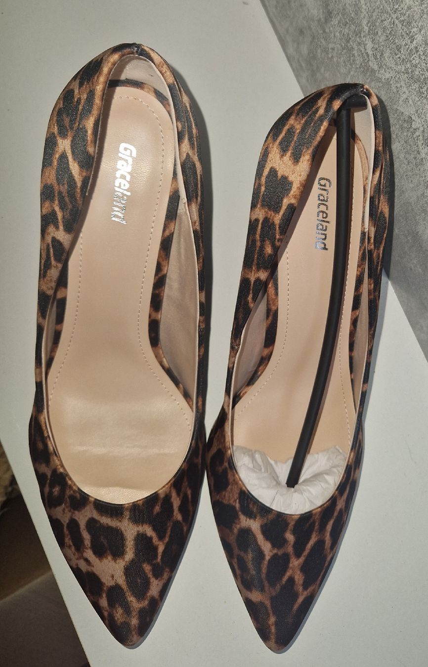 Graceland Scarpe da donna: Graceland Leopardenmuster Pumps, Grösse 39, neu – Nuovo (secondo la descrizione) da Möhlin venduto da Lyhme94 2