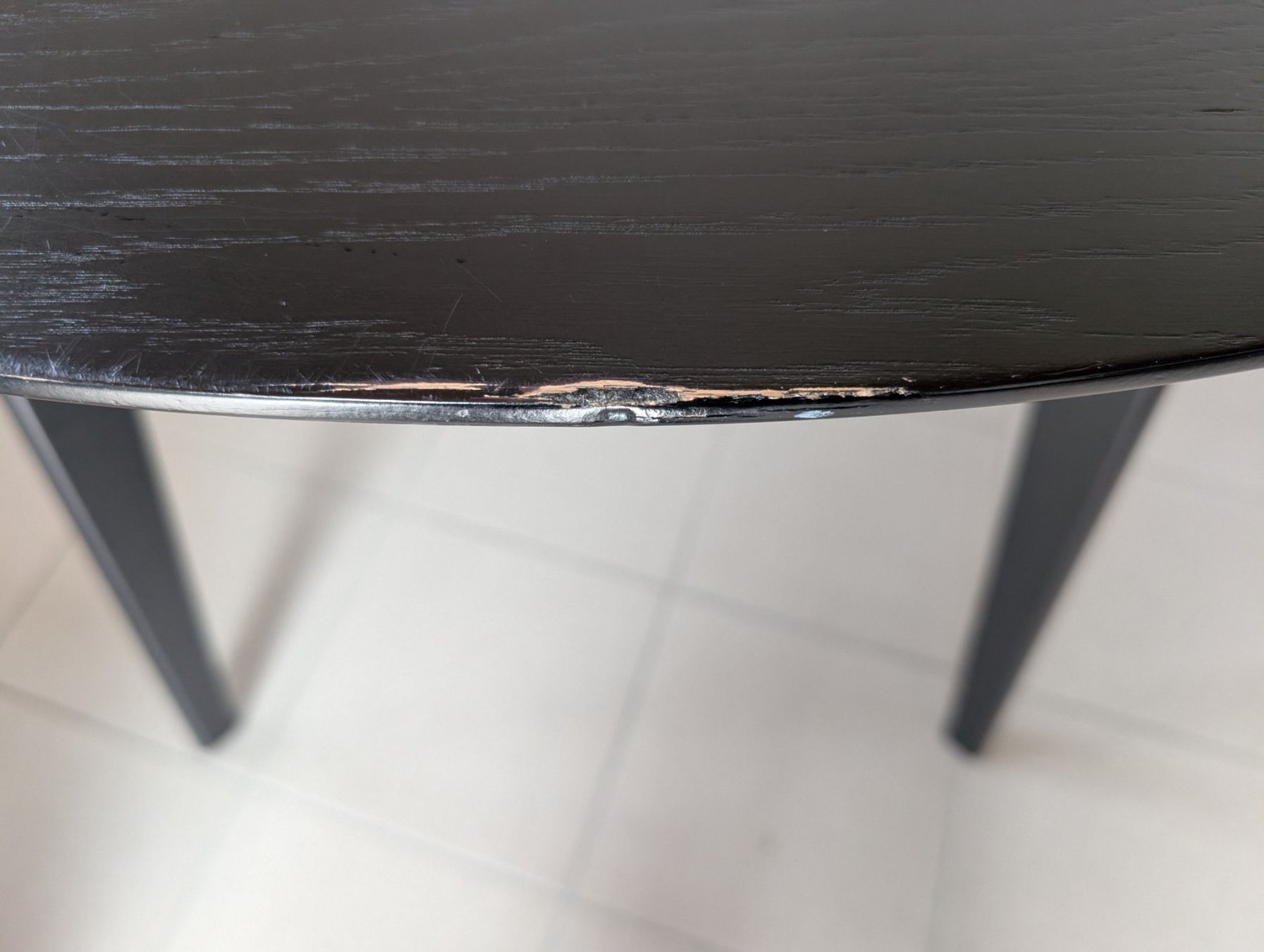 Tische: Schwarzer Tisch – Gebraucht aus Thörigen von gixi11 1