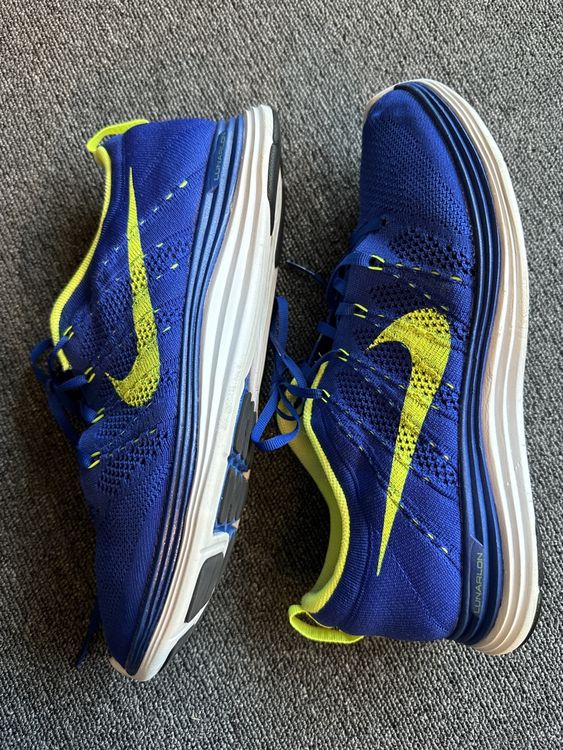 Nike Flyknit Lunar 1 homme taille 44.5 bleu Kaufen auf Ricardo