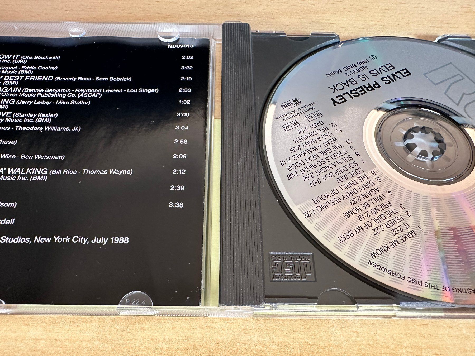 CDs: Elvis Presley – Elvis Is Back! – Gebraucht aus Rikon im Tösstal von Alpenmutz 2