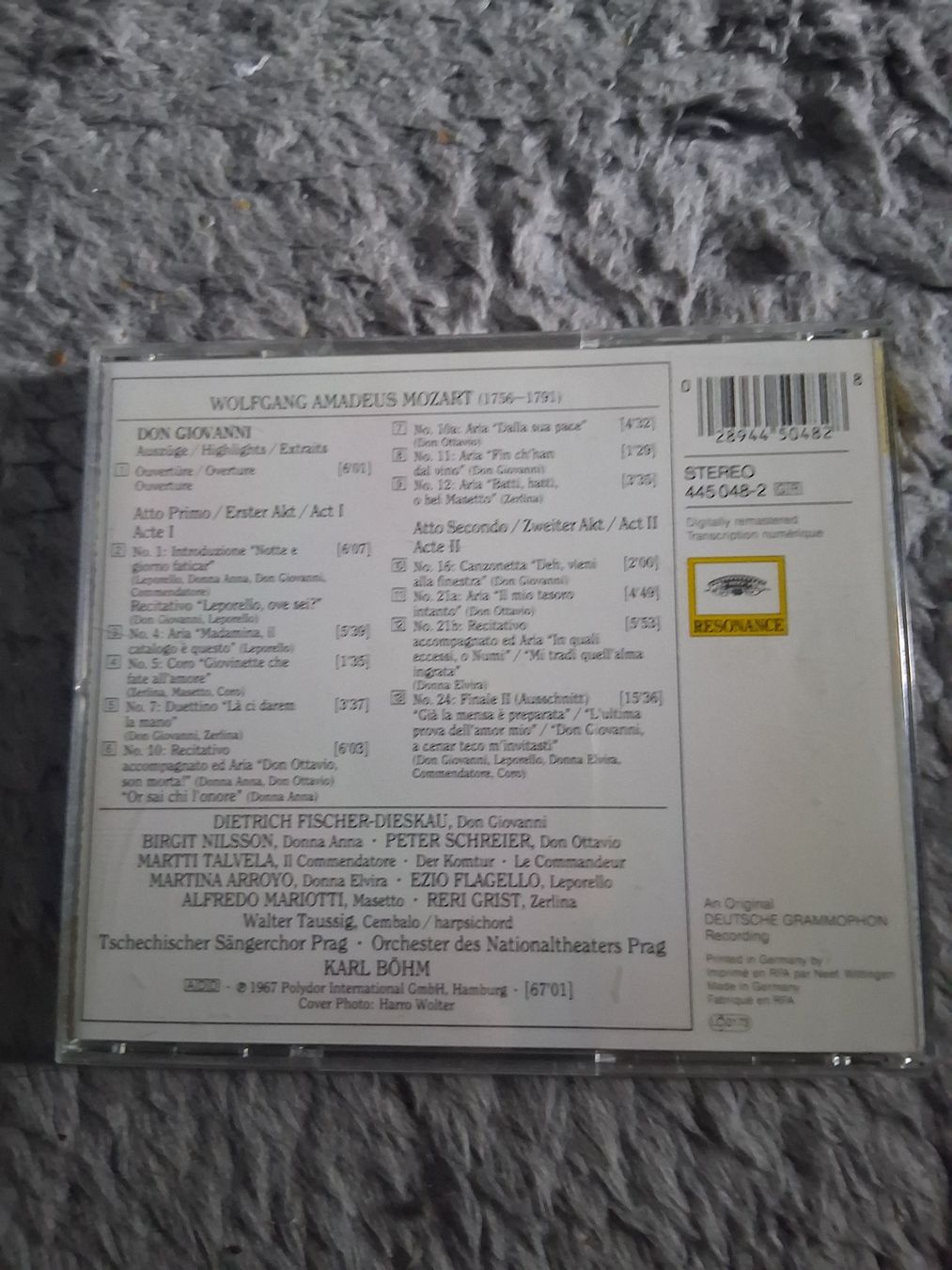 CD: MOZART    DON GIOVANNI    HIGHLIGHTS     CD – Usato da Wetzikon ZH venduto da Ramones01 1