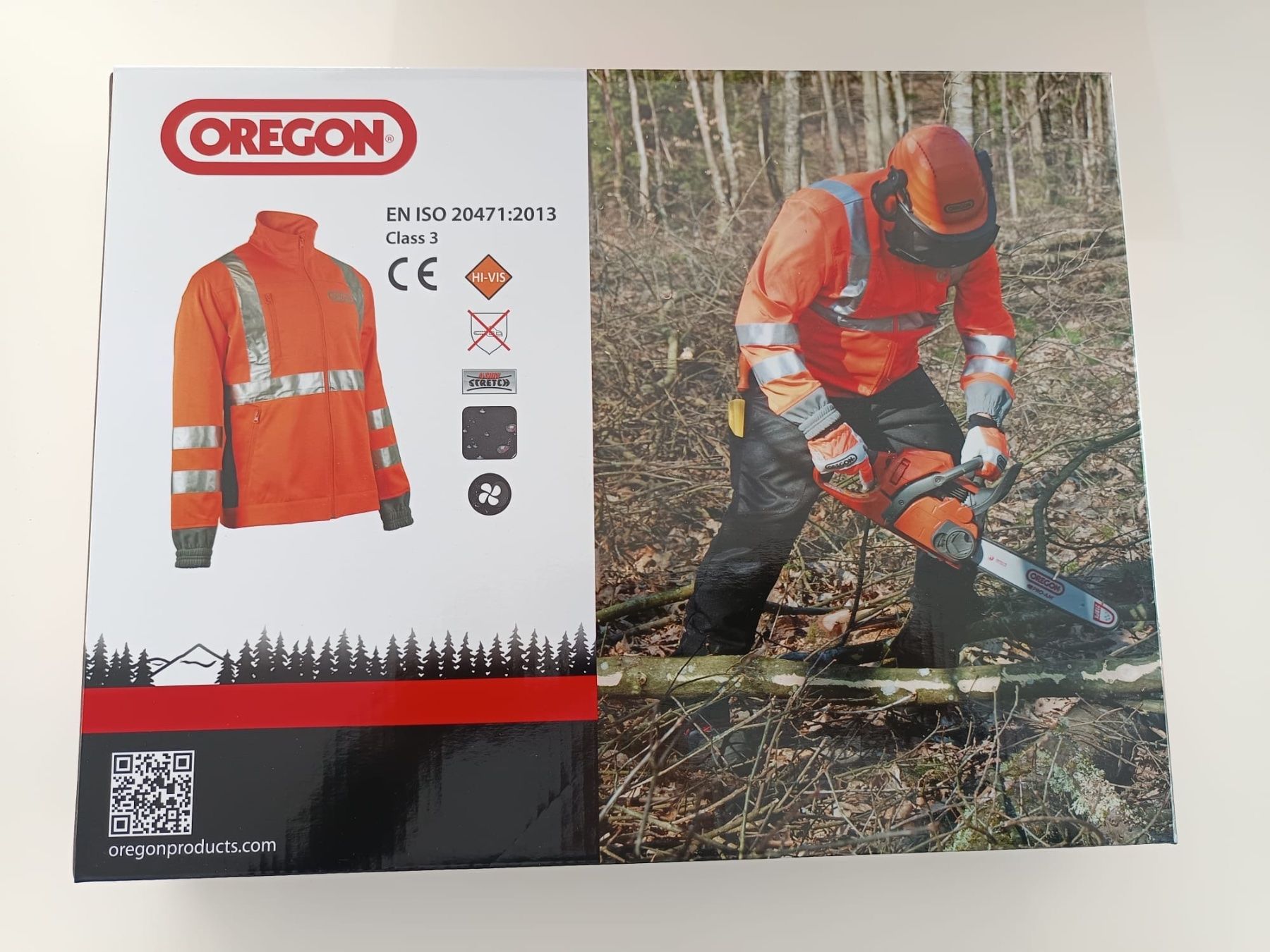 Giacche: Neue Warnschutz-Forstjacke Oregon Gr. 2XL. – Nuovo e nell'imballaggio originale da Buchs SG venduto da sem_vd5r 1