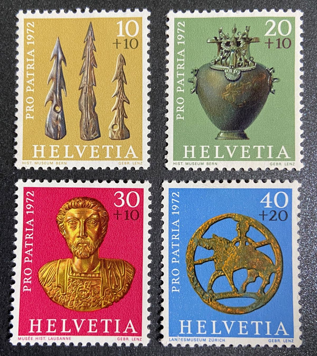 Tutti i francobolli: Lot Pro Patria 1968 / 1972 – Usato da Böckten venduto da Hansi36 5