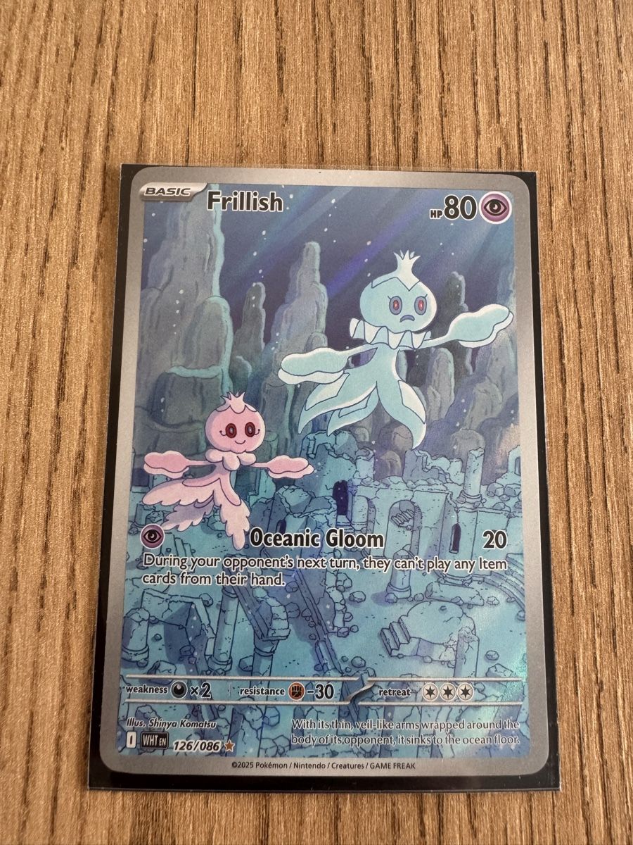 Pokémon Carte collezionabili:  Frillish 126/086  – Usato da Bellinzona venduto da Yanpa