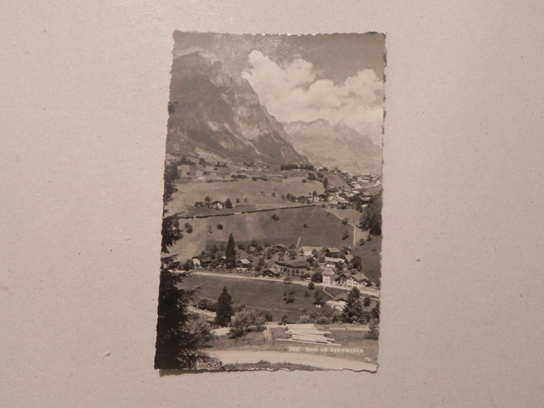 Cartes postales: Ansichtskarte Sool Schwanden GL 1950 – D'occasion à Siebnen par krimsie