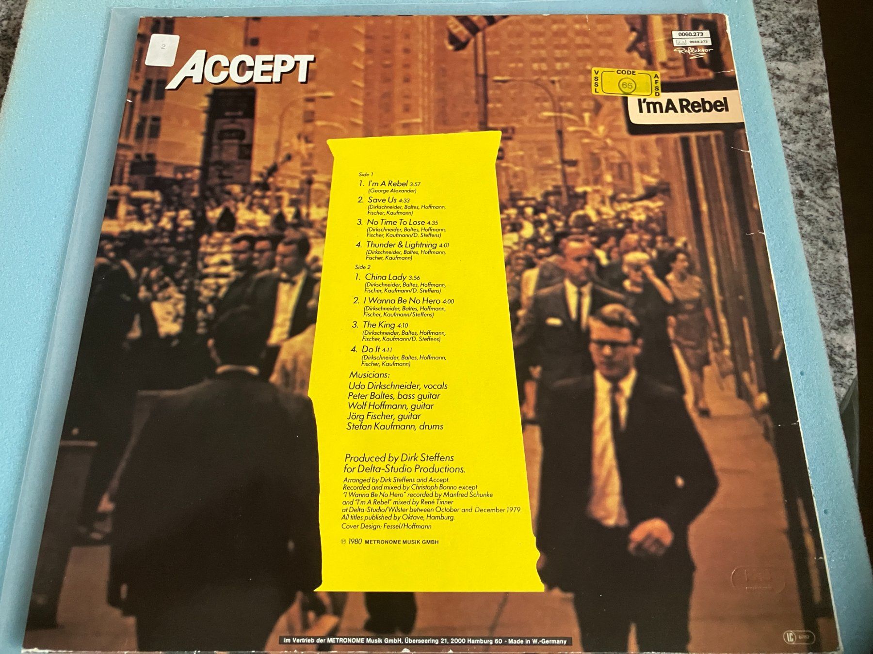 Dischi in vinile: Accept – Usato da Aarwangen venduto da Jukebox3 2