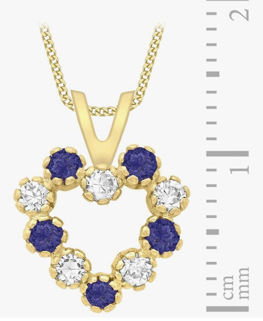 Catenine: Damen 9ct Gelbgold mit Saphir – Nuovo e nell'imballaggio originale da Hemmental venduto da Schmuckwelt2 2