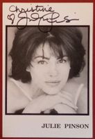 Julie Pinson Autogramm signiert Foto 10x15cm