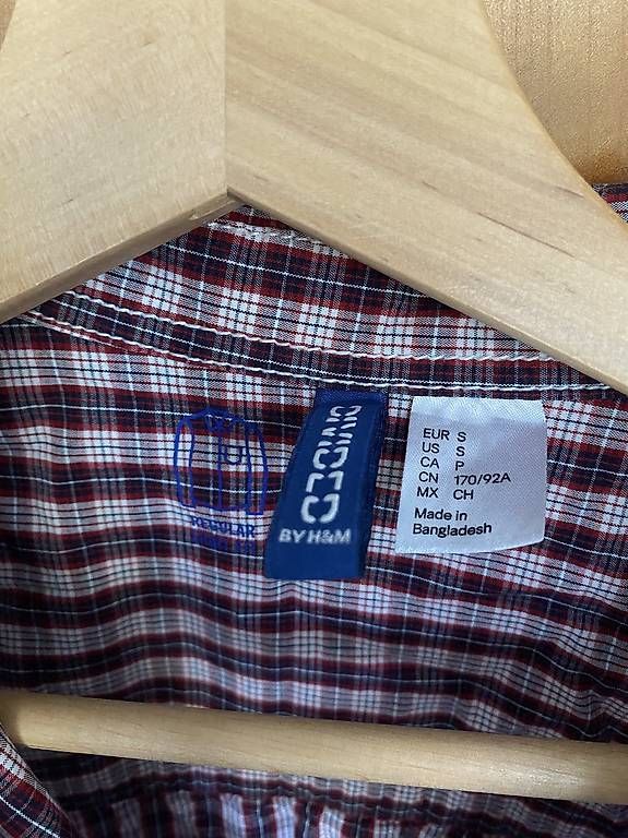 Camicette: Hemd, Baumwolle, Grösse S, kariert – Usato da Dietlikon venduto da VintageStudioZurich 1