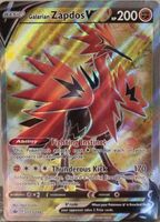Pokémon – Galarian Zapdos V 🇺🇸 - CRE-173 - Chilling Reign